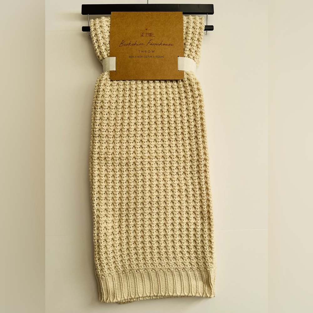 🎁Berkshire Farmhouse Throw Blanket - Seeded Oatmeal